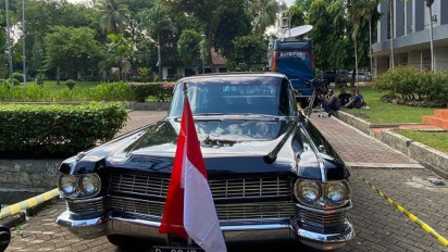 Gegara Mogok, Ganjar Pranowo-Mahfud MD Gagal Naik Mobil Klasik Cadillac Peninggalan Bung Karno, Ini Komentar PPMKI
