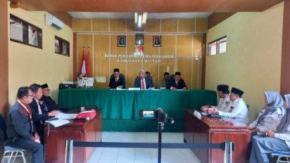 Bawaslu Tetapkan KPU Kabupaten Blitar Langgar Administratif Bacaleg PDI Perjuangan