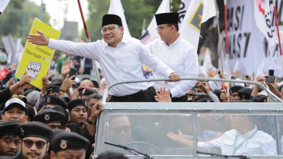 Turut Mengantar Pasangan AMIN ke KPU, Ketua DPW ABRI-1 Kaltara Terbang ke Jakarta