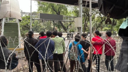 Tiga Mahasiswa Unjuk Rasa di Patung Kuda Ditangkap Polisi, Diduga Provokator