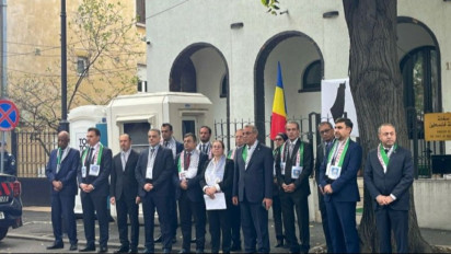 Ketika Para Dubes OKI Unjuk Rasa Solidaritas Palestina di Rumania