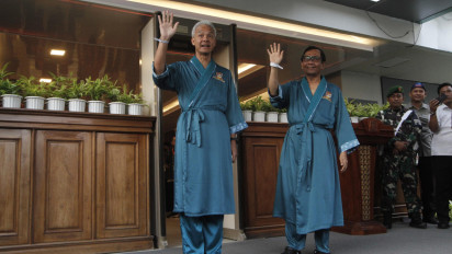 Pasangan Ganjar-Mahfud MD Sudah Memasuki RSPAD Gatot Subroto untuk Jalani Tes Kesehatan