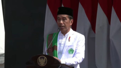 Pantau dan Jaga Pemilu 2024, Jokowi: Kalau Ada Saling Fitnah, Tugasnya Pagar Nusa Mendamaikan