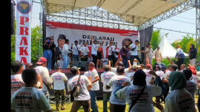 Deklarasi Praka di Bojonegoro untuk Prabowo Presiden 2024
