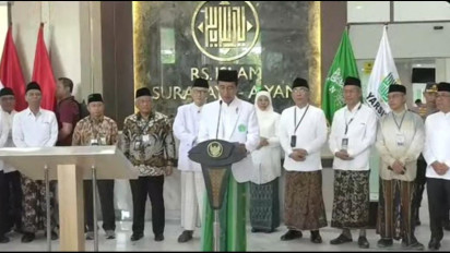 Presiden Jokowi Resmikan Tower RS Islam A Yani Surabaya 