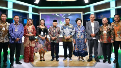 Topping Off NT Tower, Wapres Minta Media Jaga Integritas