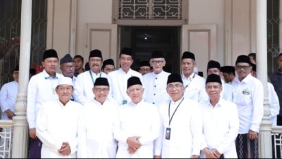Bertemu 20 Kiai Khos NU di Hoofdbestur Nahdlatoel Oelama (HBNO), Ketua PBNU: Presiden Sama Sekali Tak Bahas Politik