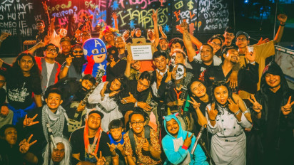 Unik, Perayaan Halloween di Sidoarjo Ajak Pemuda Pahami Rasa Takut 