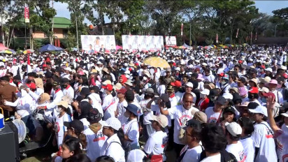 Ribuan Relawan Kipra Tana Toraja Kompak Dukung Prabowo dan Gibran di Pemilu 2024