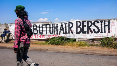 Warga di Tanggulangin, Sidoarjo, Keluhkan Bantuan Air Bersih Tak Merata