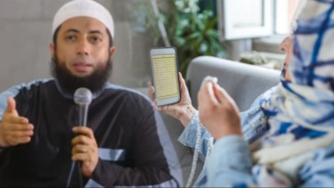Bolehkah Wanita yang Sedang Haid Baca Al Quran Meski Pakai HP? Ternyata Kata Ustaz Khalid Basalamah Jelas Hukumnyaâ¦Â 