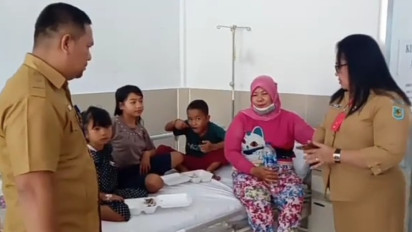 Pasca Dirawat Akibat Keracunan Ratusan Siswa Sekolah Dasar di Bolaang Mongondow Dipulangkan