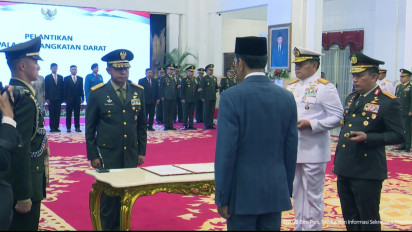 Ini Profil Agus Subiyanto, KSAD Yang Baru Dilantik oleh Presiden Jokowi