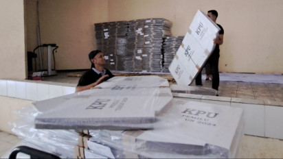 KPU Kabupaten Semarang Terima Kiriman 13.404 Bilik Suara Pemilu 2024