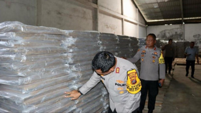 Kesiapan Pemilu 2024, Polres Pelabuhan Belawan Cek Gudang Logistik KPU Medan