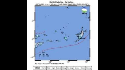 Gempa Magnitudo 6,1 Guncang Maluku