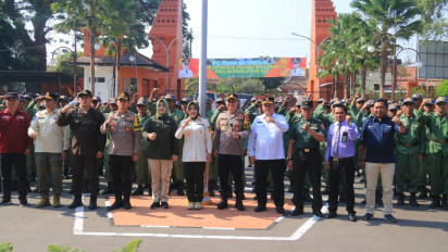 Bupati Mojokerto Siapkan Ratusan SatLinmas, Dukung Keamanan Pelaksanaan Pemilu 2024