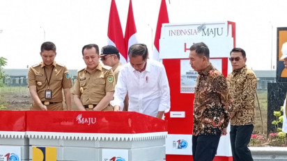 Presiden Joko Widodo Resmikan Tol Indralaya-Prabumulih Sepanjang 64 Km, Harapkan Harga Bahan Pokok Turun