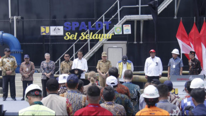 Presiden Jokowi Resmikan Proyek SPALDT di Palembang, Pertama Kali di Indonesia