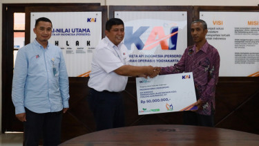 Bantu Atasi Kekeringan, KAI Daop 6 Yogyakarta Beri Bantuan Infrastruktur dan Air Bersih di Gunungkidul