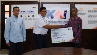 Bantu Atasi Kekeringan, KAI Daop 6 Yogyakarta Beri Bantuan Infrastruktur dan Air Bersih di Gunungkidul
