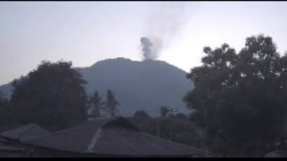 Ile Lewotolok kembali Erupsi Selama 2 menit, Warga Dihimbau Tidak Beraktvitas Diradius 2 Km
