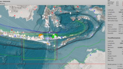 Gempa M 5,5 Guncang Waingapu NTT, BMKG: Dipicu Deformasi Lempeng Indo-Australia