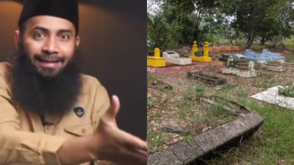 Tak Sengaja Menginjak atau Melangkahi Kuburan Orang Lain Saat Ziarah Memangnya Berdosa? Ustaz Syafiq Riza Basalamah Bilang...