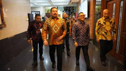 Jaksa Agung Sanitiar Burhanuddin Temui Menpan RB Bahas Pembentukan Badan Perampasan Aset