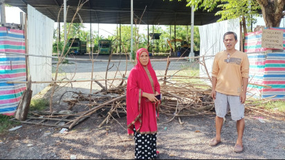 Timbulkan Bau Tidak Sedap, Gudang Cangkang Sawit di Papalang Ditutup Paksa Warga