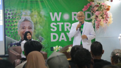 Peringati World Stroke Day, RSUD Kudus Ajak Pasien Senam dan Gelar Talkshow Kegawatan Stroke