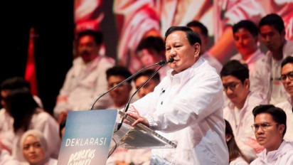 Prabowo: Saya Kira Bukan Usia yang Jadi Kriteria dalam Memberi Kewenangan