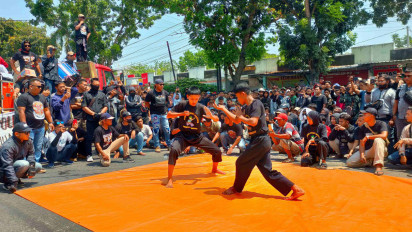 Pesilat Tantang Kapolres Madiun Sambung Persaudaraan, Korlap Demo : Itu Diplintir