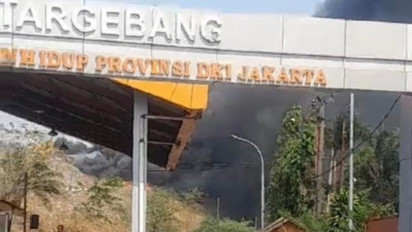 Polisi  Pastikan TPA Bantargebang yang Terbakar Ada Pada Zona 2