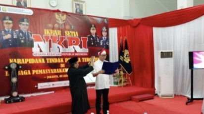 Eks Jubir FPI Munarman Bebas Murni Hari Ini