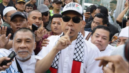 Pesan Pertama Munarman Keluar Penjara: Derita Saya Tidak Sebanding dengan Saudara Palestina