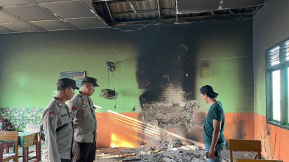 Bakar Ruang Kelas di Sekolah, Polisi Amankan Dua Siswa SMP MTS Belitung Timur