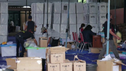 KPU Gunungkidul Pastikan Gudang Penyimpanan Logistik Pemilu Aman dari Potensi Kerusakan