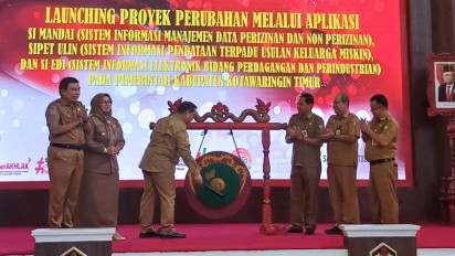 Pemkab Kotim Luncurkan 3 Aplikasi Untuk Mempermudah Layanan Perizinan