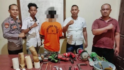 Bisnis Pipa Rokok Gading Gajah Ilegal, Pemuda di Lampung Tengah Ditangkap Polisi