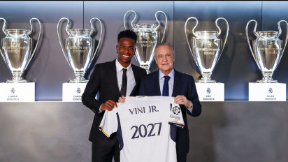 Vinicius Junior Resmi Memperpanjang Kontrak di Real Madrid Selama Empat Musim