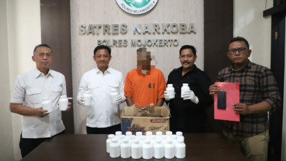 Paket Puluhan Ribu Pil Koplo Siap Edar Berhasil Digagalkan Polres Mojokerto
