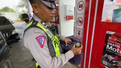Fenomena Solar Tumpah, Pengendara Jalan Umum Jadi Korban, Polisi Gerak Cepat