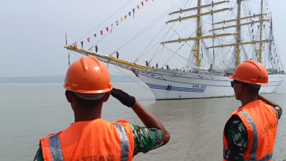 Sukses Jalani Misi Diplomasi Muhibah Pelayaran, KRI Bima Suci Kembali ke Surabaya