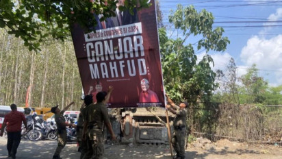 Heboh Baliho Ganjar di Bali Dicopot, Jokowi Buka Suara: Pemerintah Harus Netral