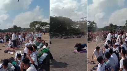 Fenomena Langka, Warga Banyuwangi Dilanda Angin Lesus saat Gelar Salat Istisqa