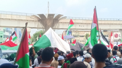 Ribuan Warga Palembang Gelar Aksi Bela Palestina dan Boikot Produk Israel