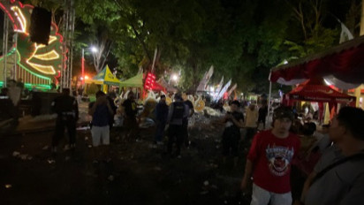 Dua Grup Musik Tong-Tong Bentrok di Sumenep, Diwarnai Hujan Batu