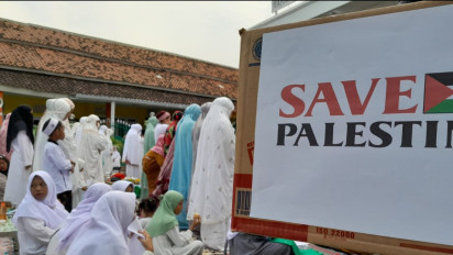 Solidaritas untuk Palestina, Warga Banyuwangi Gelar Salat Ghaib