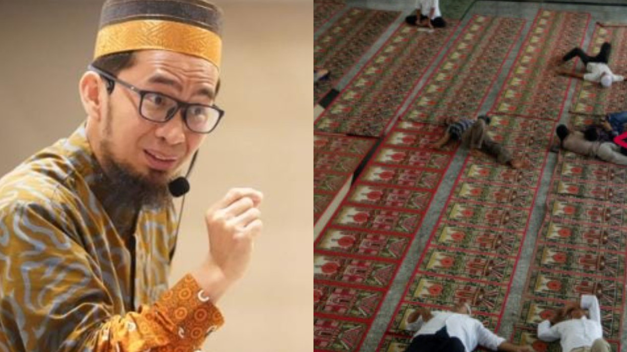 Sudah Pakai AC dan Karpet Empuk, Bikin Orang Suka Tidur di Masjid, Ustaz Adi Hidayat Bilang Kalau Tidur di Masjid Hukumnya itu...
            - galeri foto